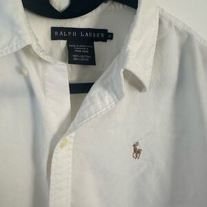 Ralph Lauren White Oxford Shirt